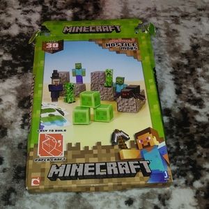 ⛏️MINECRAFT " Hostile mobs" paper crafts